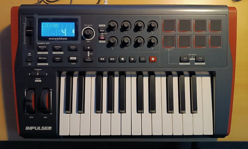 Novation Impulse 25 USB MIDI Keyboard - Bild 2 von 4