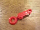Vtg 1990 TMNT Technodrome Playset Replacement Parts-  Ooze nozzle scanner red X