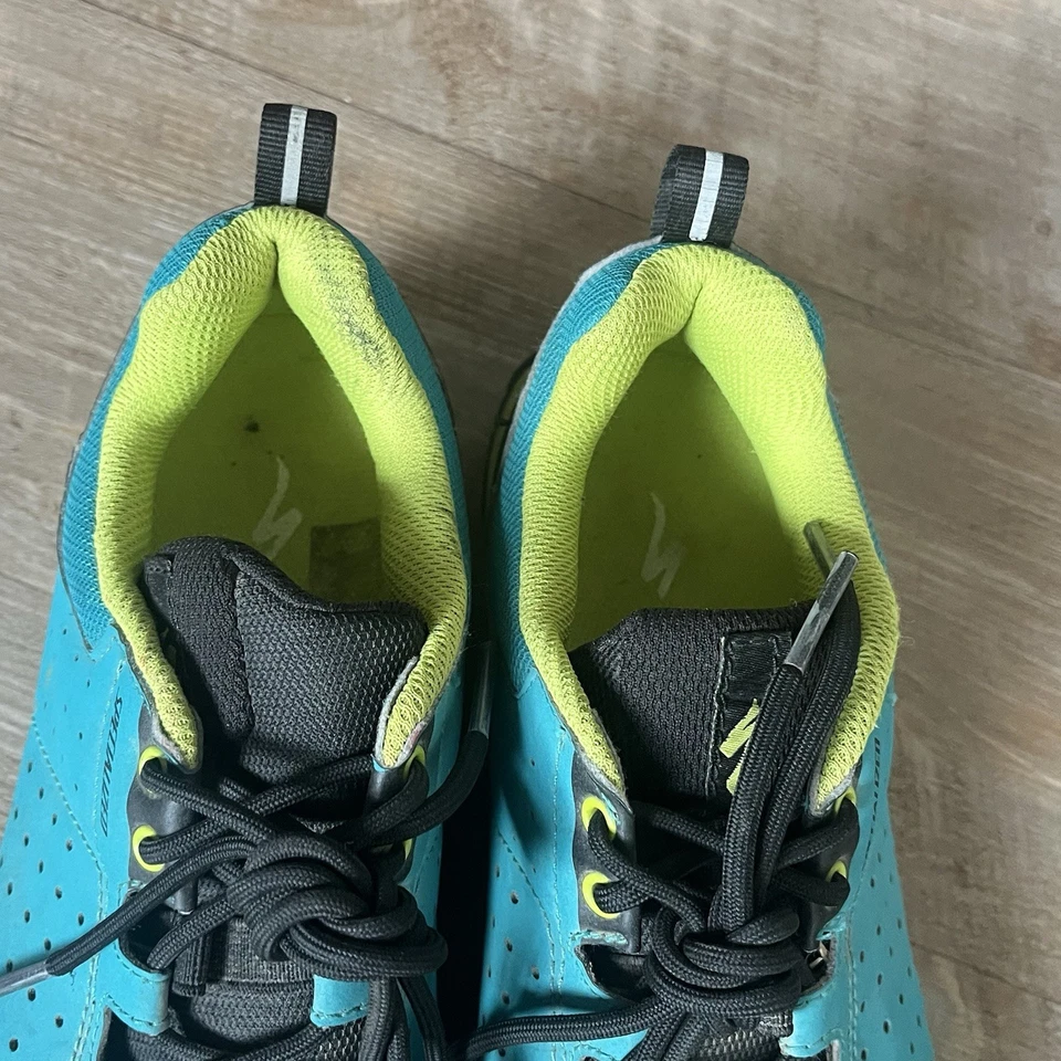 Zapatos de Bicicleta de Montaña Specialized Tahoe para Mujer, Turquesa EE. UU. Talla 9 EU 40 Foto 4 de 4