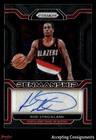 2021-22 Panini Prizm Penmanship Rod Strickland AUTO Trail Blazers
