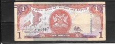 TRINIDAD & TOBAGO #46a 2009 VG CIRC  OLD DOLLAR BANKNOTE MONEY CURRENCY