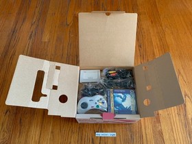 Sega Saturn white Japanese console system with box 2 games memory card US seller