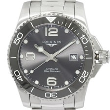 Longines HydroConquest L3.781.4.76.6 Gray Dial Auto SS 44mm Overhauled Japan