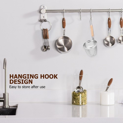 2 Pezzi Colino Acciaio Inox Setacci Noodle Cestini Ramen Cottura Colino - Foto 7 di 12