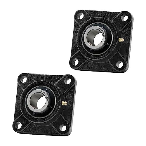 UCF213-40 Flange Bearing 2-1/2" Bore, 4-Bolt Self-Aligning, Solid Base (Qty 2) - Picture 5 of 8