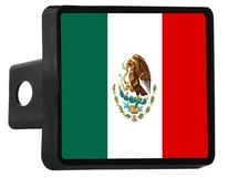Rogue River Tactical Mexico Flag Trailer Hitch Cover Plug Gift Idea
