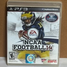 NCAA Football 14 PS3 PlayStation 3 Game Disc & Case No Manual Tested