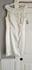 New with Tags. David's Bridal Off White reception, cocktail or event dress