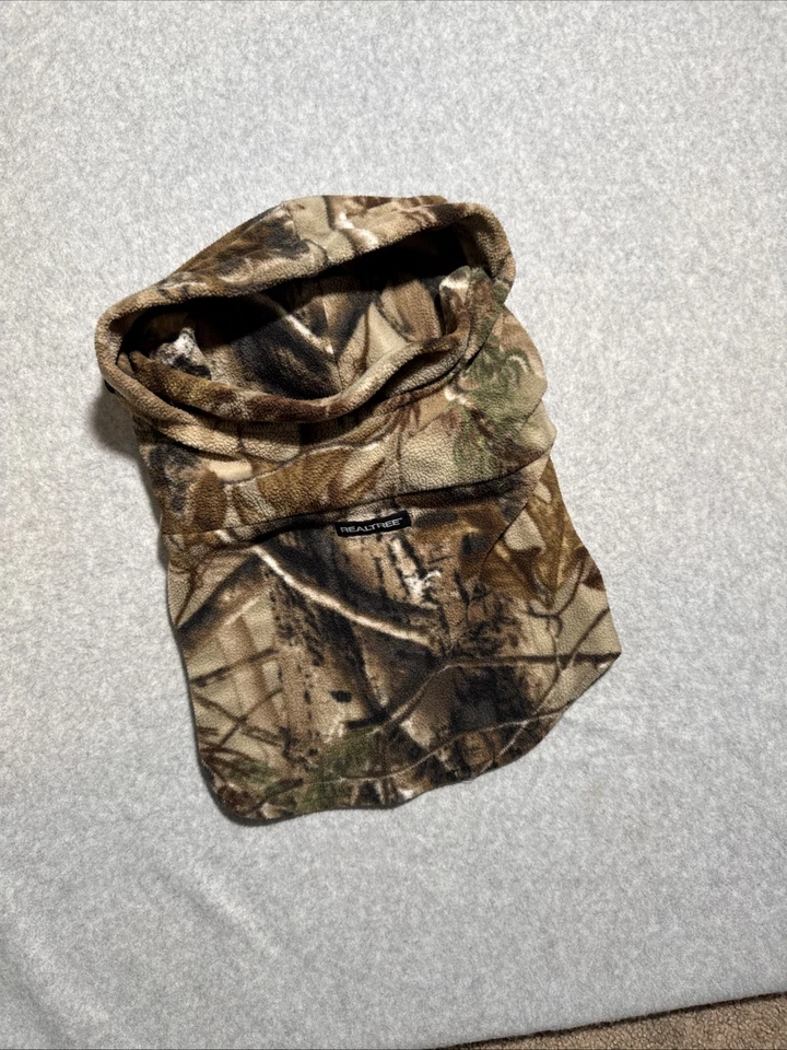 Realtree Camo Balaclava, 4-in-1 Gaiter Muzzle Hood Hat, Fleece Hunting Cap - Image 4 of 4
