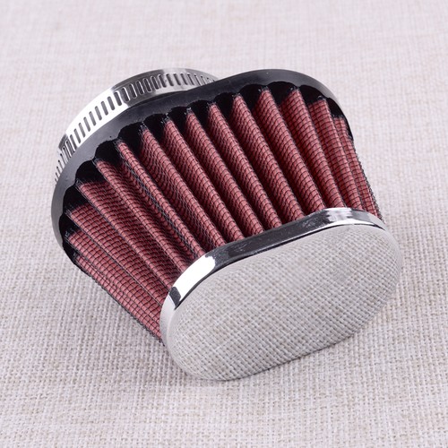 2pcs 55mm Red Car Motorcycle Pod Air Filter Inlet Cone Cleaner Universal - Bild 4 von 4