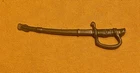 vintage G.I. GI JOE gijoe GUNG HO DRESS BLUES SWORD weapon part FREE SHIP