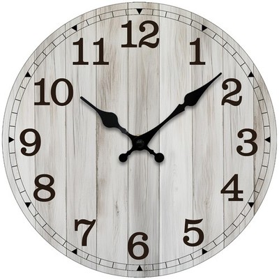 Wall Clock, Modern Wall Clocks Battery Operated, Silent Non Ticking Clock Dec...
