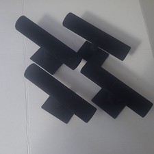 Black Matte T-Bar Bracelet Display Stand Lot of 4 Jewelry Showcase Holders