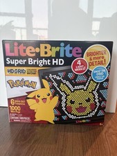 Lite Brite Super Bright HD Pokemon Edition - Light-Up Screen Pikachu Complete