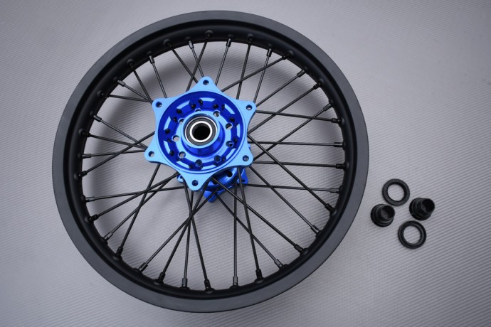 Roue arrière enduro bleue 18" haute résistance Husqvarna TX 125