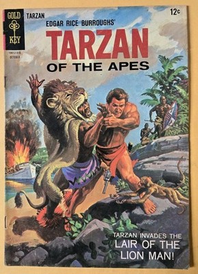 Edgar Rice Burrough's Tarzan Of The Apes #153 VG+ (4.5) Gold Key 10/65