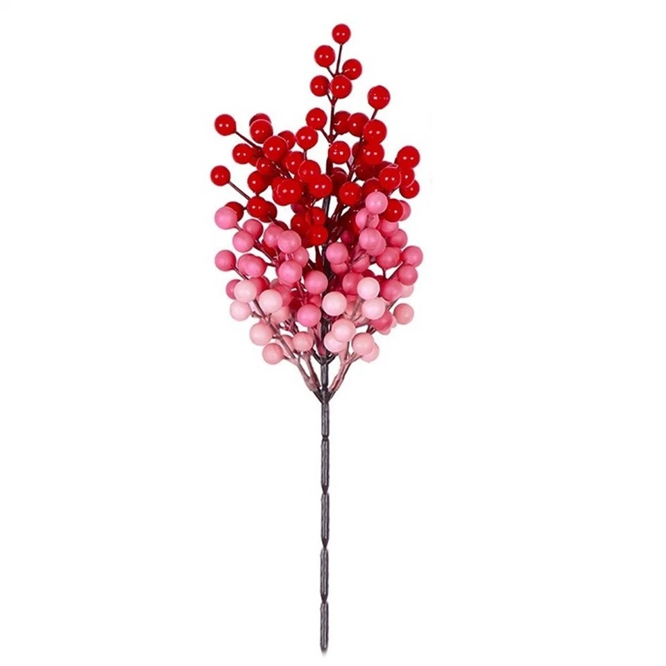 Festive Round Berry Wreath for Home Decoration Lightweight and Easy to Hang - image 2 of 4