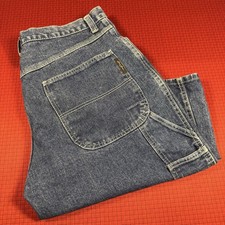 Sean John Jean Shorts Size 42 Baggy Y2K Carpenter Distressed Blue