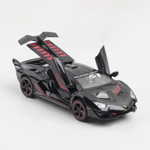 1:32 Lamborghini SC18 Alston Alloy Car Model Toy Sound Light Pull Back Car - Picture 14 of 17