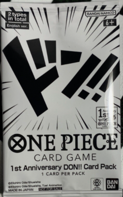 One Piece Card Game - 1st Anniversary DON!! Card Pack SEALED