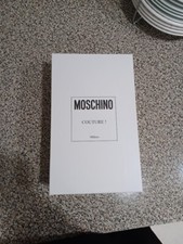 MOSCHINO Logo Slide Sandal Black  Gold Women's Size 36 NEW IN BOX