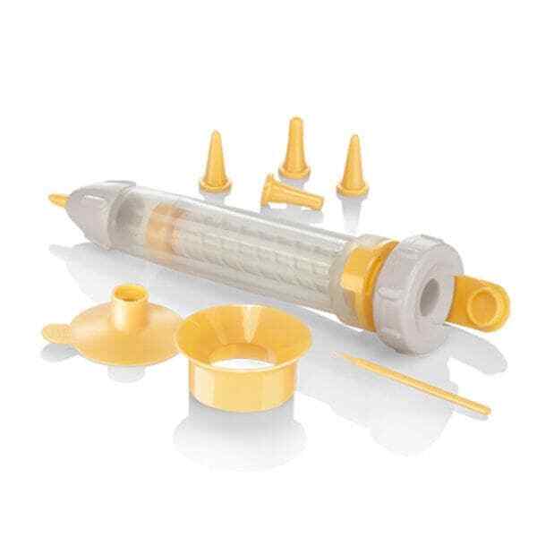 Tescoma Delicia Decorating Pastry Bag Transparent and Yellow H 15 cm
