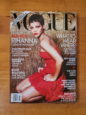 Vogue Magazine Rihanna Savannah Guthrie Party Dresses Foolproof Face Kate Upton | eBay Vogue Magazine Rihanna Savannah Guthrie Party Dresses Foolproof Face Kate Upton | eBay