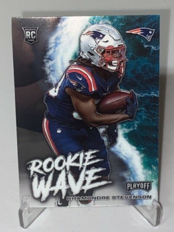 2021 Panini Playoff Rhamondre Stevenson RC Rookie Wave #RW-RST Patriots