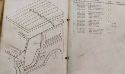 SUZUKI LJ80/LJ55 side body metal panel RH | eBay