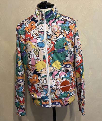 Nickelodeon 2021 Women Cowl Neck Full Zip cartoon Jacket Rugrats,Hey Arnold|SZ:L - Picture 19 of 22