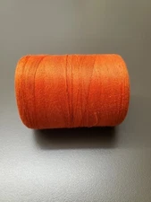 VTG 70s Multipurpose Organic Cotton Sewing Thread 2000 Yds Spool Burnt Orange