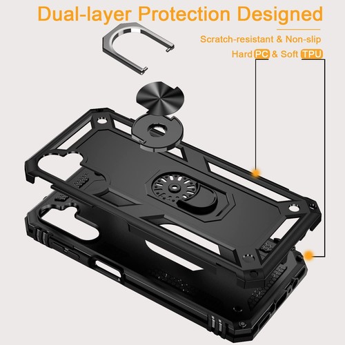 For Samsung Galaxy A25 5G Case Phone Cover Shockproof+ Tempered Glass Protector - Picture 13 of 38