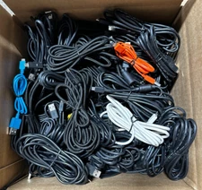 Lot of 100 Count Assorted Micro USB Cables Variety of Lengths/Brands/Colors 🪢