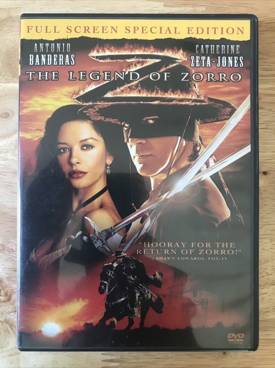 The Legend of Zorro DVD Full Screen: Antonio Banderas & Catherine