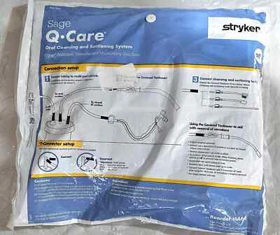 NEW Sage Products 6464 Q Care Oral Cleansing & Suctioning System EXP 11/2025