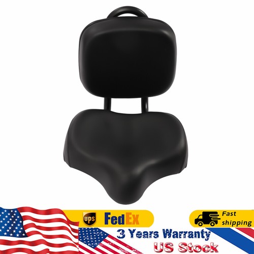 Selle De Vélo Extra Confort - Large Et Bien Rembourrée - Idéale VTT, Électrique, Scooter, Cyclo