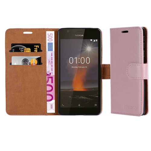 For Nokia 1 Plus Phone Case Leather Wallet Book Cover + Screen Protector - Picture 79 of 80
