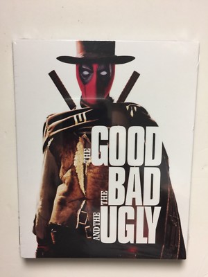 The Good, the Bad, and the Ugly (Blu-ray, 2018) NEW w/Deadpool slipcover