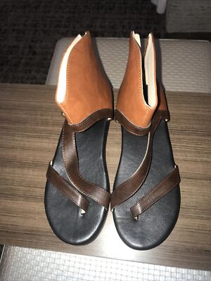 Tinstree Womens Tone Browns Sandals Size New UK