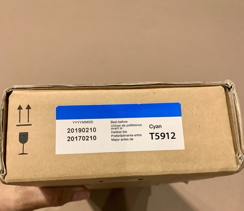 New(2017-2019) Genuine Epson T5912 Cyan Ink Tank Epson Stylus Pro 11880 700ml - 第 4/4 張圖片