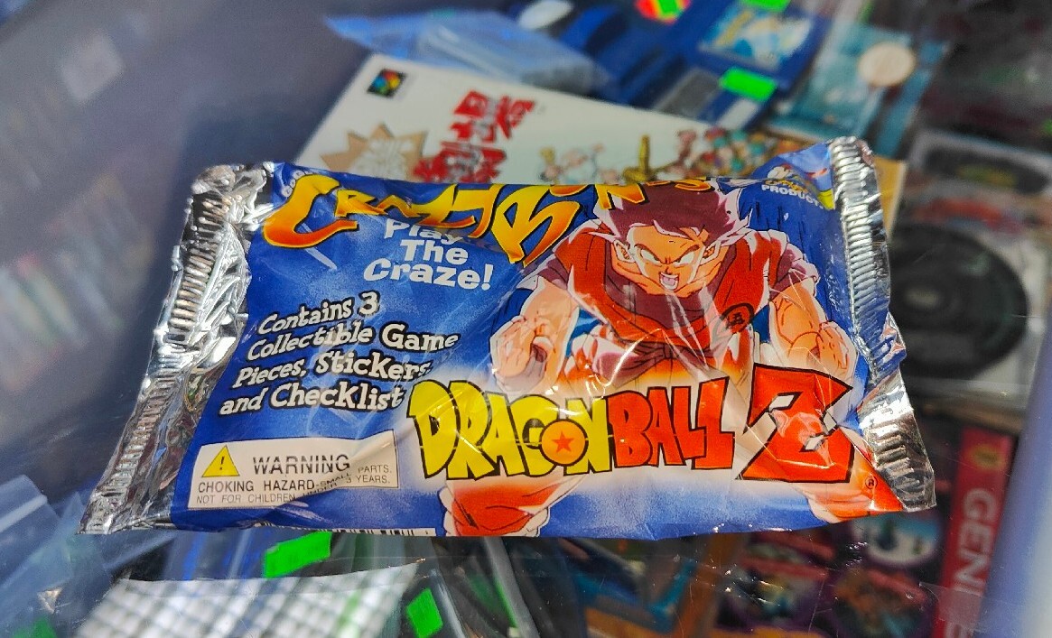 Dragon Ball Z Crazy Bones Sealed Pack New Series One DBZ Very Rare