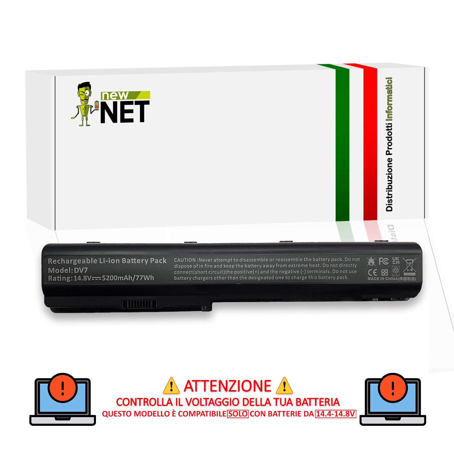 Nuova Energia per HP Pavilion DV8 | Batteria 14.8V Compatibile 1269ez