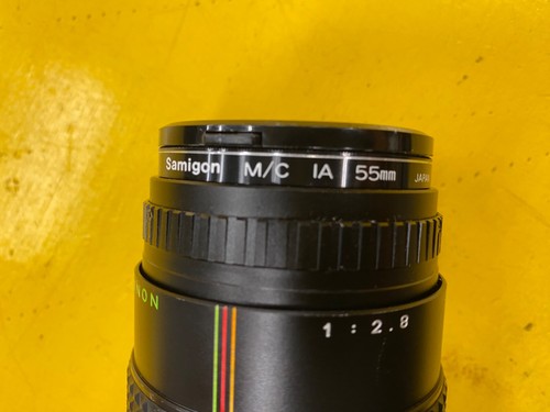Lente de cámara Makinon automática vintage 1:2,8 f-135 mm 55 mm hecha en Japón - Imagen 3 de 11