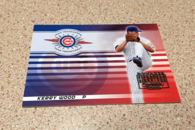 2003 DONRUSS SIGNATURE SERIES KERRY WOOD TEAM TRADEMARKS TT-17 /500 CHICAGO CUBS
