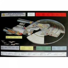 STAR TREK  1701 D - Cutaway - Poster Next Generation