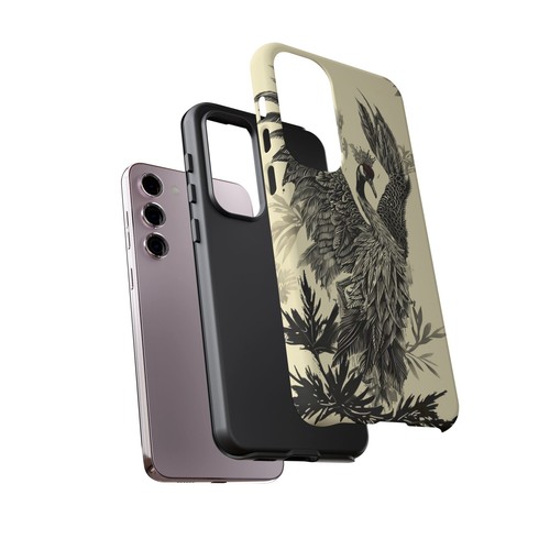 Red Crowned Crane Bird Phone Case for iPhone, Samsung Galaxy, Pixel - 第 130/175 張圖片