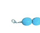 Authentic Turquoise Bead Necklace Silver Clasp 18” From Santa Fe — photo 2