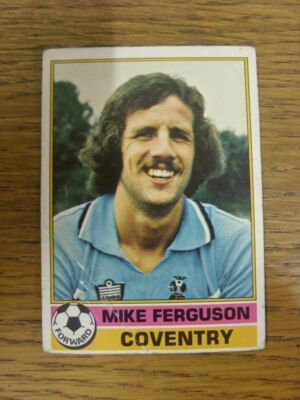 1977/1978 Trade Card: Coventry City - Mike Ferguson  [Card No.121] Topps Chewing