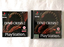 DINO CRISIS 2 PlayStation PSX PS1 PAL UK ORIGINALE CON LIBRETTO CAPCOM RARO!