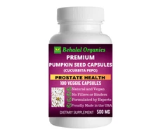 Pumpkin 500mg Vegan Capsules 100 Count